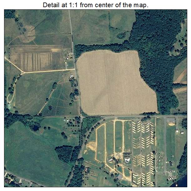 Langston, Alabama aerial imagery detail