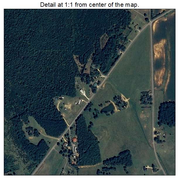 Leesburg, Alabama aerial imagery detail