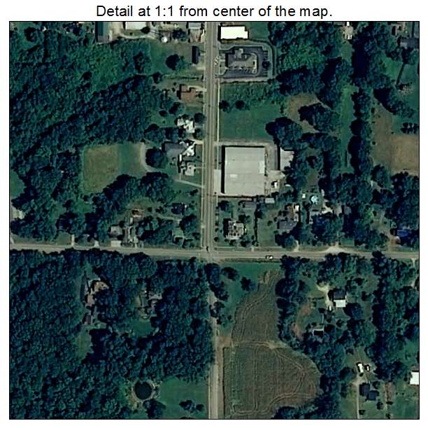Leighton, Alabama aerial imagery detail