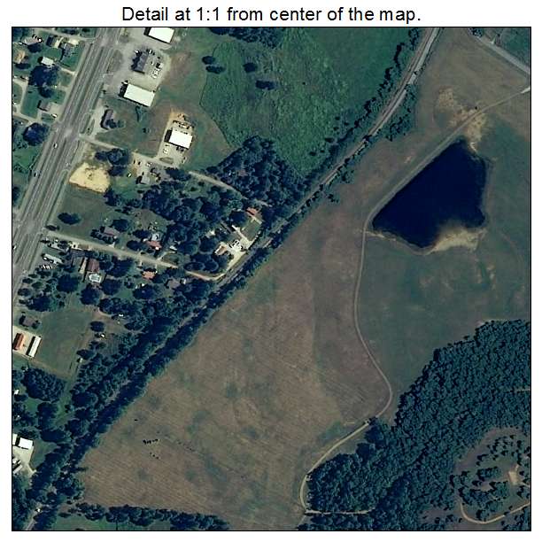 Littleville, Alabama aerial imagery detail