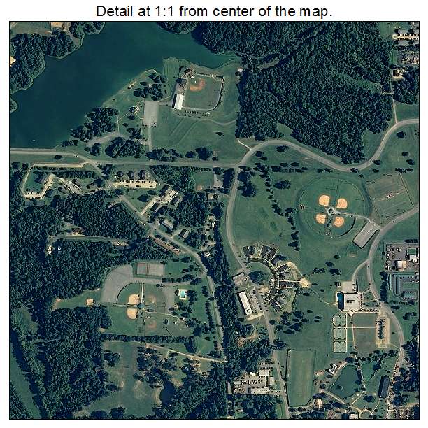 Livingston, Alabama aerial imagery detail