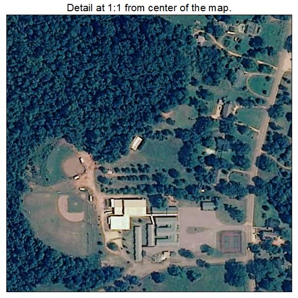 Lowndesboro, Alabama aerial imagery detail