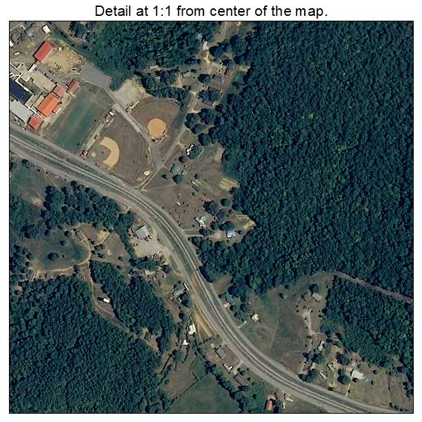 Lynn, Alabama aerial imagery detail