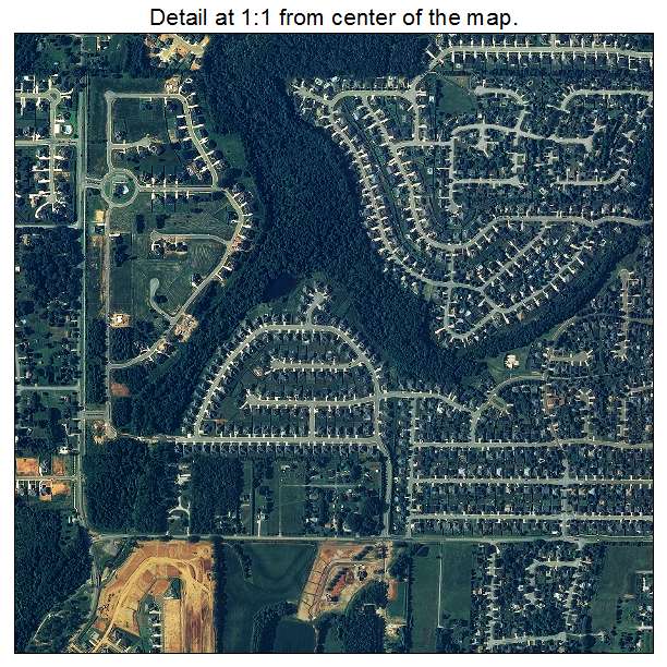 Madison, Alabama aerial imagery detail