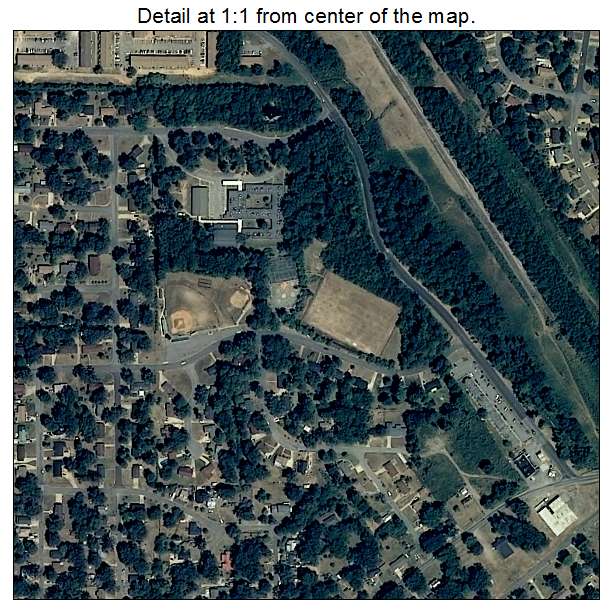 Midfield, Alabama aerial imagery detail