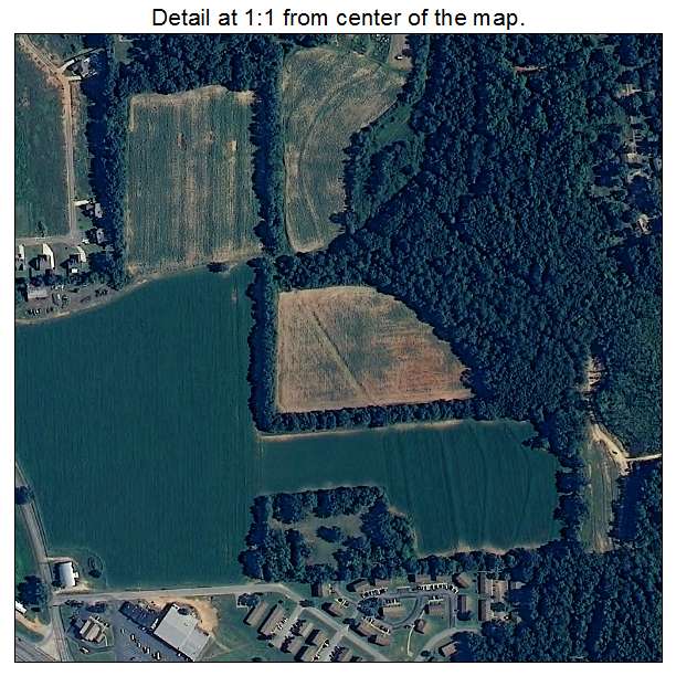 Midland City, Alabama aerial imagery detail