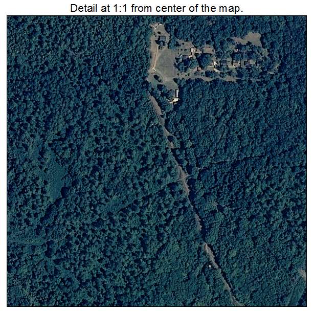 Mignon, Alabama aerial imagery detail
