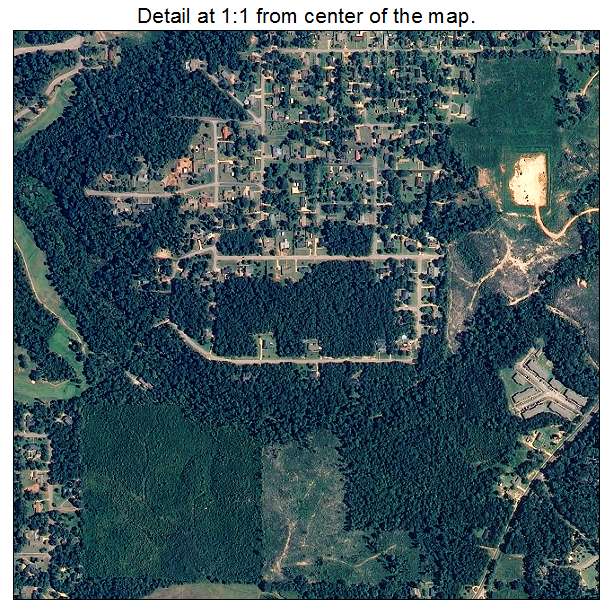 Monroeville, Alabama aerial imagery detail