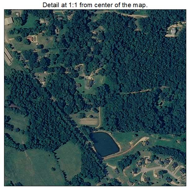 Morris, Alabama aerial imagery detail