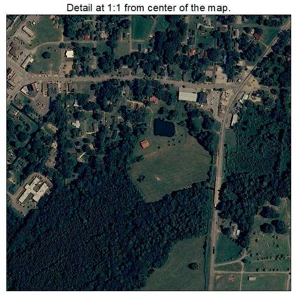 Moundville, Alabama aerial imagery detail