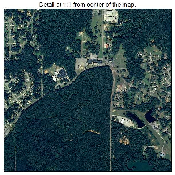 Mount Olive, Alabama aerial imagery detail