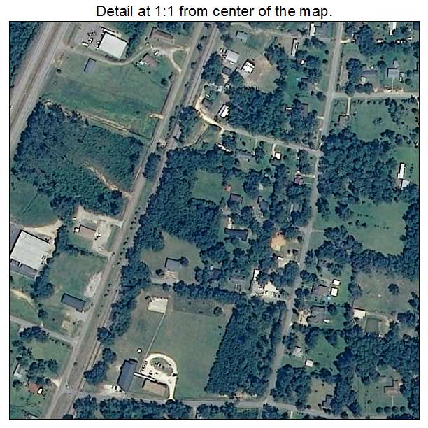 Mount Vernon, Alabama aerial imagery detail