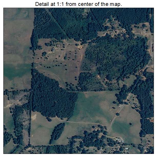 Munford, Alabama aerial imagery detail