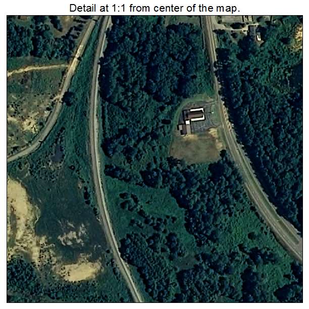 Natural Bridge, Alabama aerial imagery detail
