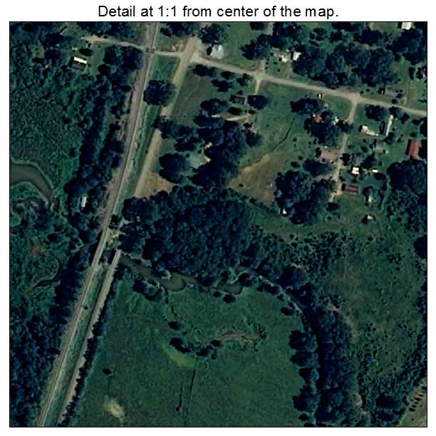 Nauvoo, Alabama aerial imagery detail