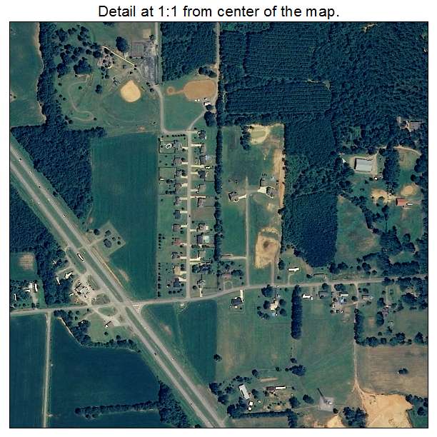 New Hope, Alabama aerial imagery detail