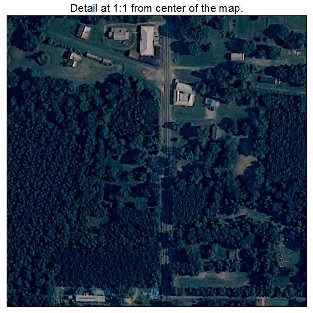 Newbern, Alabama aerial imagery detail