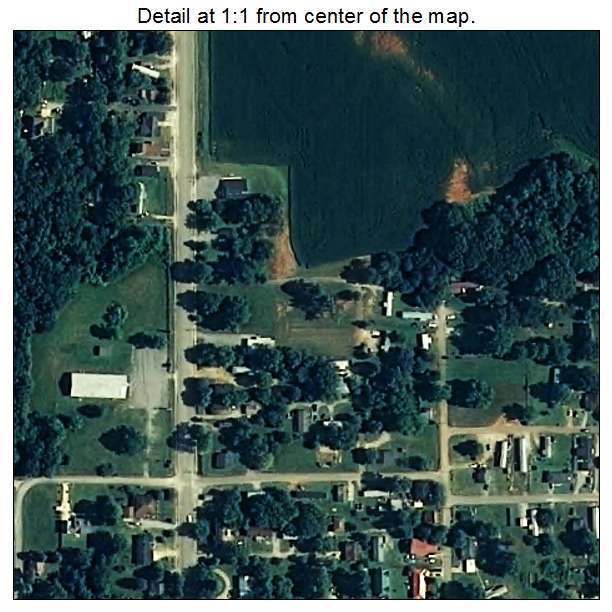 North Courtland, Alabama aerial imagery detail