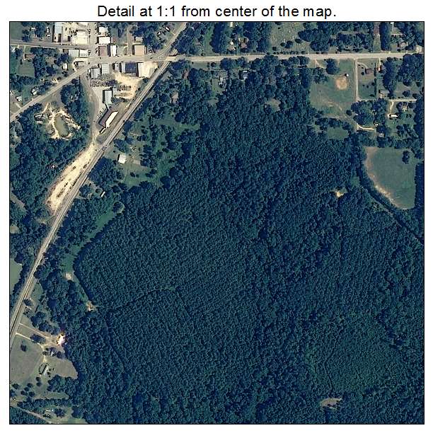 Notasulga, Alabama aerial imagery detail