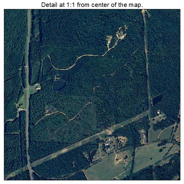 Ohatchee, Alabama aerial imagery detail