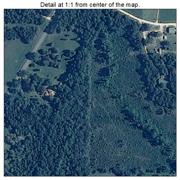 Onycha, Alabama aerial imagery detail