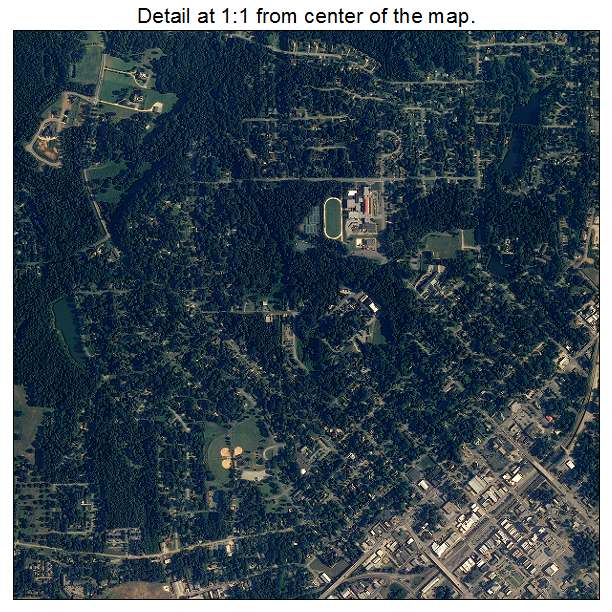 Opelika, Alabama aerial imagery detail