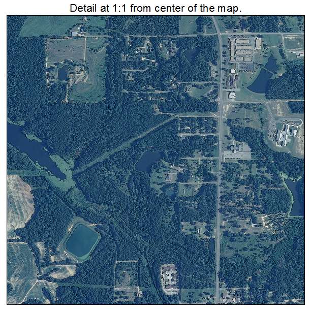 Opp, Alabama aerial imagery detail