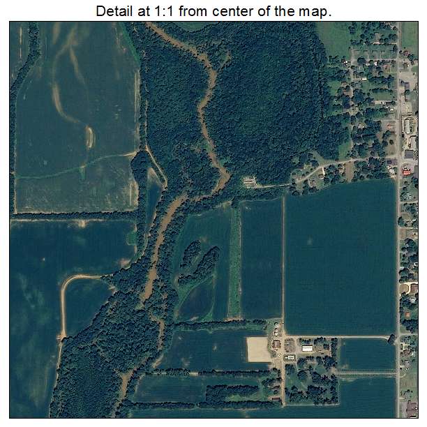 Owens Cross Roads, Alabama aerial imagery detail