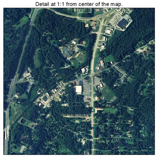 Pinson, Alabama aerial imagery detail