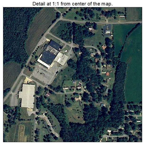 Pisgah, Alabama aerial imagery detail