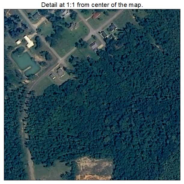 Pollard, Alabama aerial imagery detail