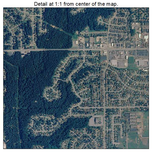 Prattville, Alabama aerial imagery detail