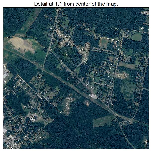 Prichard, Alabama aerial imagery detail