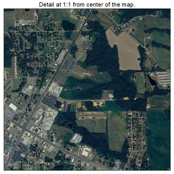 Rainsville, Alabama aerial imagery detail