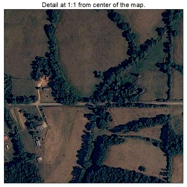 Ranburne, Alabama aerial imagery detail
