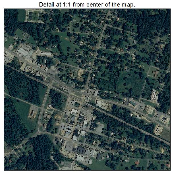 Reform, Alabama aerial imagery detail