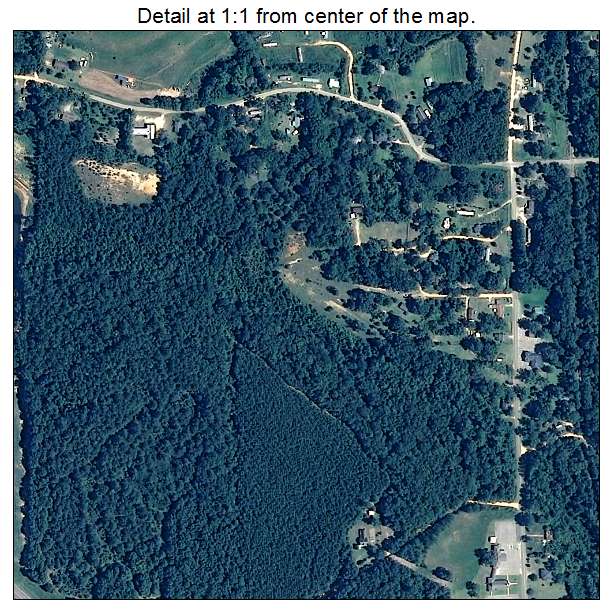 River Falls, Alabama aerial imagery detail