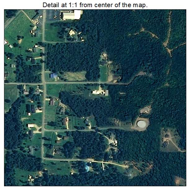 Rock Creek, Alabama aerial imagery detail