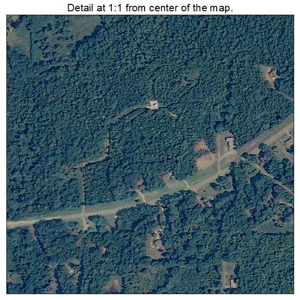Rockford, Alabama aerial imagery detail