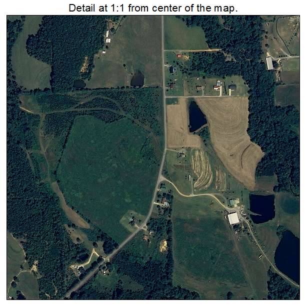 Sand Rock, Alabama aerial imagery detail