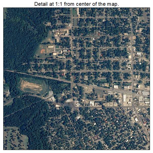Selma, Alabama aerial imagery detail