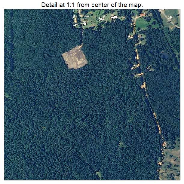 Silas, Alabama aerial imagery detail