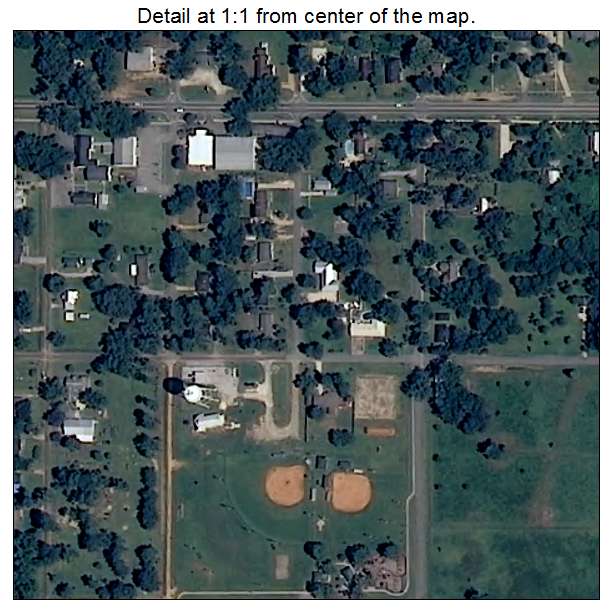 Silverhill, Alabama aerial imagery detail