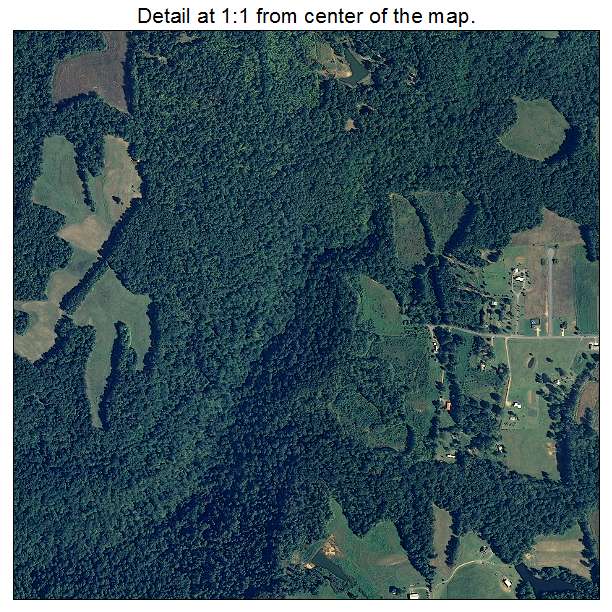 Skyline, Alabama aerial imagery detail