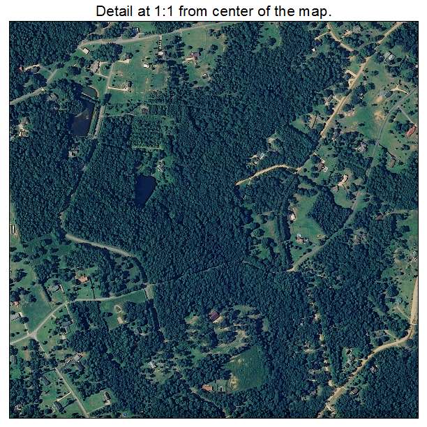 Smoke Rise, Alabama aerial imagery detail