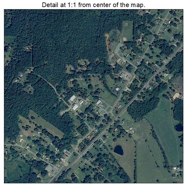 Steele, Alabama aerial imagery detail