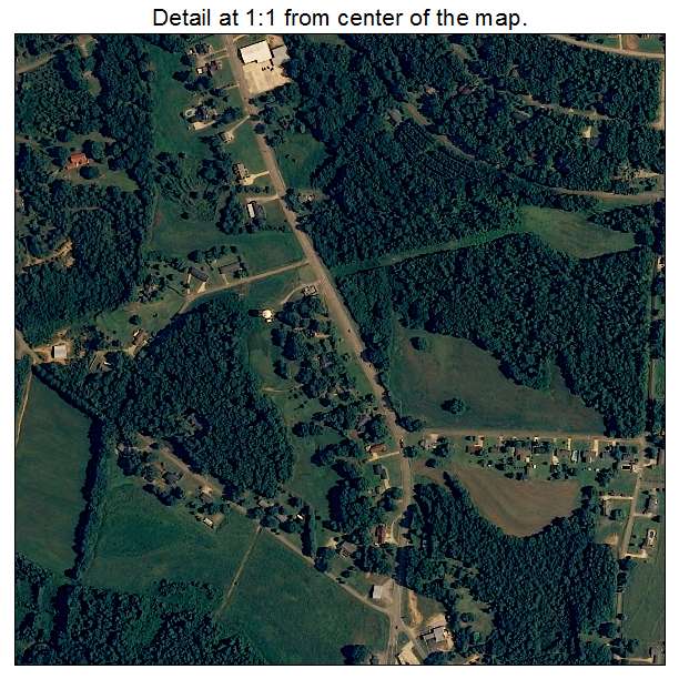Sulligent, Alabama aerial imagery detail