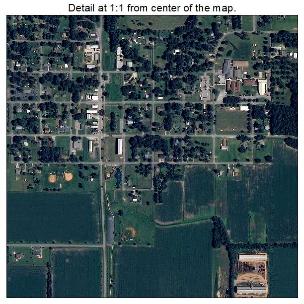 Summerdale, Alabama aerial imagery detail