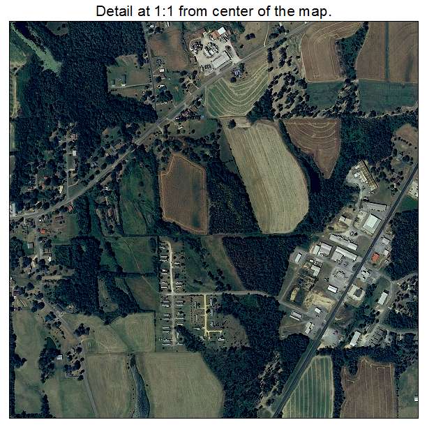 Sylvania, Alabama aerial imagery detail