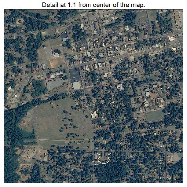 Talladega, Alabama aerial imagery detail